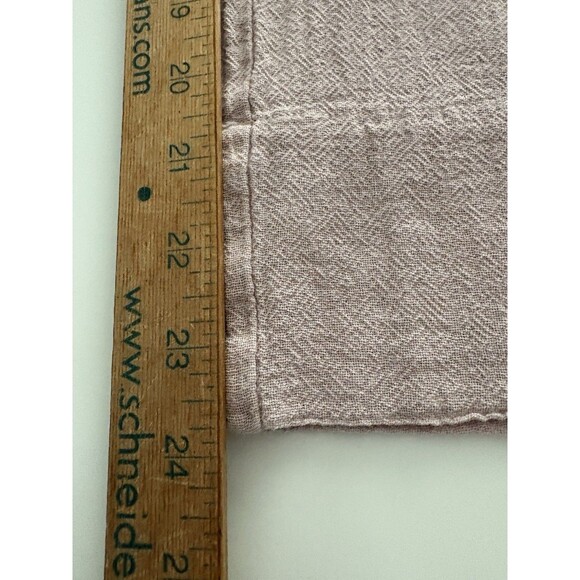 Oh My Gauze! Pants Sz 1 S/ M Dusty Rose Wide Leg Lagenlook Cotton Coastal Beach - Picture 14 of 16